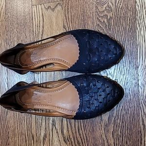 Spring Step Delorse Flats - Navy